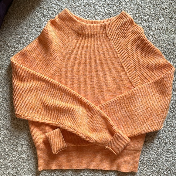 Free People Too Good Pullover Orange XS - Picture 5 of 5